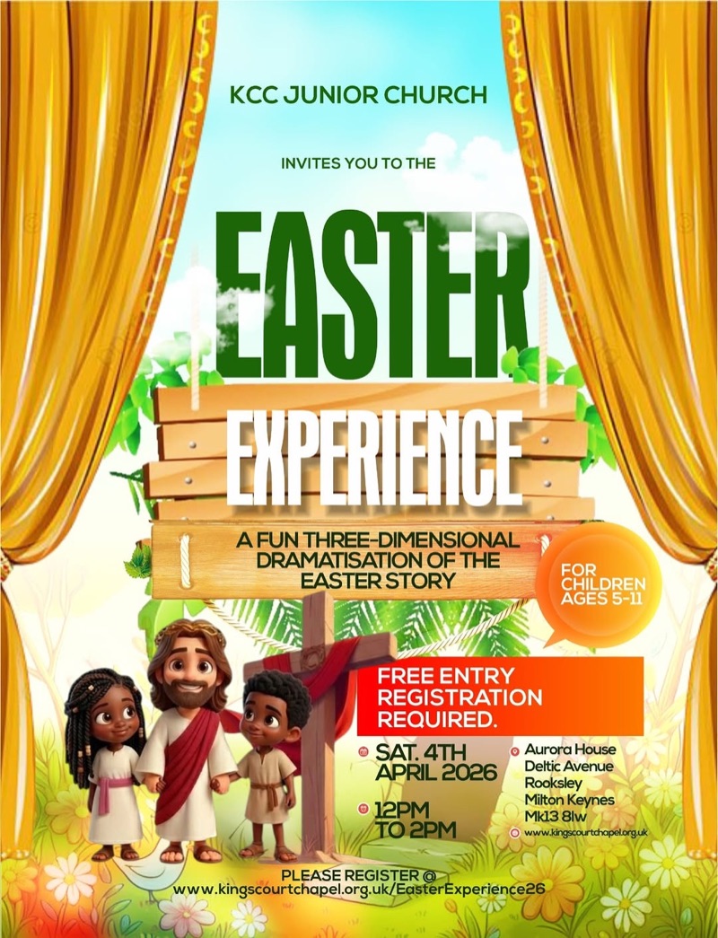 Easter Experience — KCC Junior Church, 4th April 2026