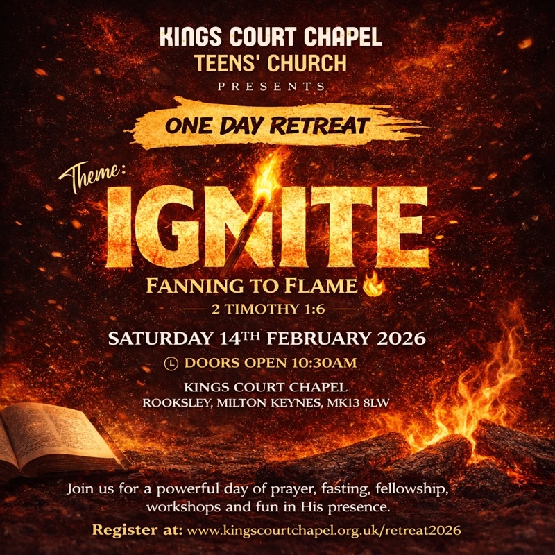 IGNITE Teen Retreat event flyer