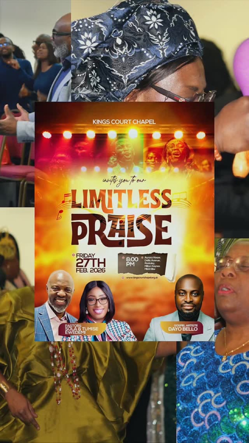 Limitless Praise event flyer